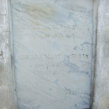 SMUTS Michiel Nicolaas 1813- &amp; Adriana Martha VAN AARDE 1819-