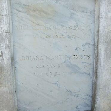 SMUTS Michiel Nicolaas 1813- &amp; Adriana Martha VAN AARDE 1819-