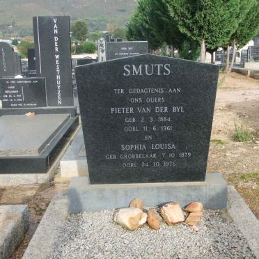 SMUTS Pieter van der Byl 1884-1961 &amp; Sophia Louisa GROBBELAAR 1879-1976