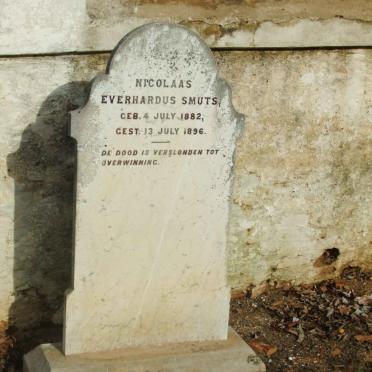 SMUTS Nicolaas Everhardus 1882-1896