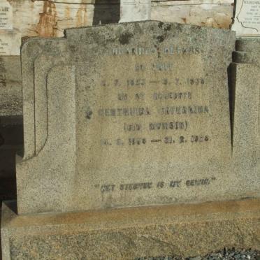 TOIT Johannes Petrus, du 1853-1938 &amp; Gertruida Catharina MOMSEN 1858-1928