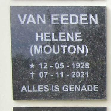 EEDEN Helene, van nee MOUTON 1928-2021