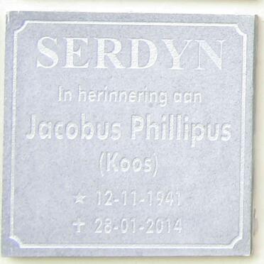 SERDYN Jacobus Philippus 1941-2014