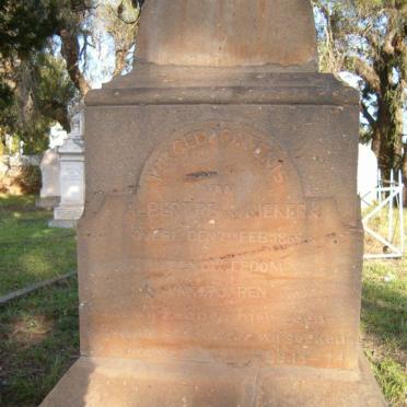 NIEKERK Albert B.P., van -1869