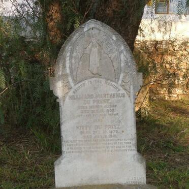 PREEZ Hillijard Marthenus, du 1849-1907  :: DU PREEZ  Kitty 1873-1901