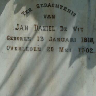 WIT Jan Daniel, de 1818-1902