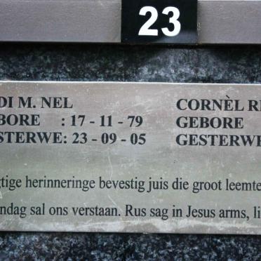 NEL Rudi M. 1979-2005 :: RIEDEMANN Cornèl 1980-2005