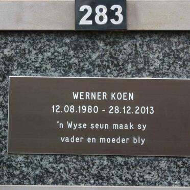 KOEN Werner 1980-2013