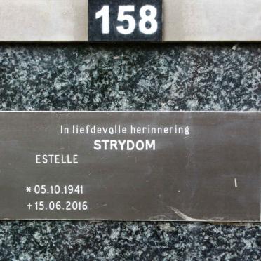 STRYDOM Estelle 1941-2016