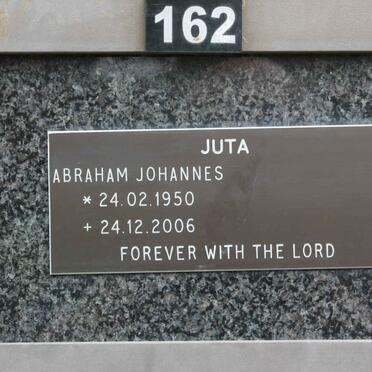 JUTA Abraham Johannes 1950-2006