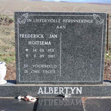 ALBERTYN Frederick Jan Hoitsema 1931-1987