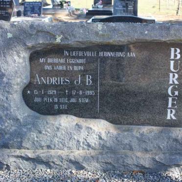 BURGER Andries J.B. 1929-1995