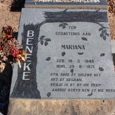 BENEKE Mariana 1946-1971