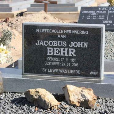 BEHR Jacobus John 1951-2005