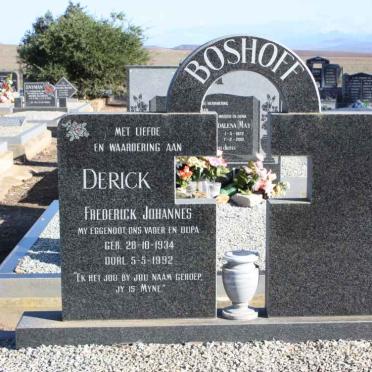 BOSHOFF Frederick Johannes 1934-1992