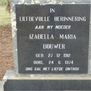BOUWER Izabella Maria 1912-1974