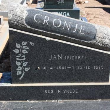 CRONJE Jan 1941-1975