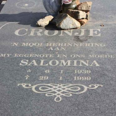 CRONJE Salomina 1939-1999