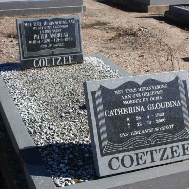 COETZEE Pieter Andreas 1920-1988 &amp; Catherina Gloudina 1929-2000