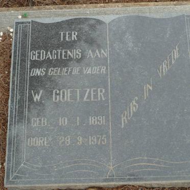 COETZER W. 1891-1975