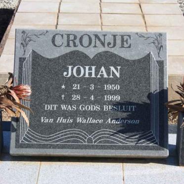 CRONJE Johan 1950-1999