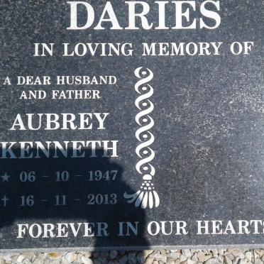 DARIES Aubrey Kenneth 1947-2013