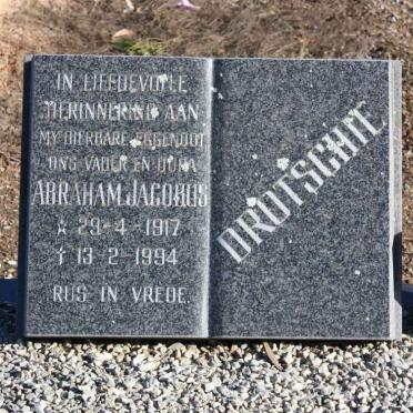 DROTSCHIE Abraham Jacobus 1917-1994 :: DROTSCHIE Rosina 1930-2002