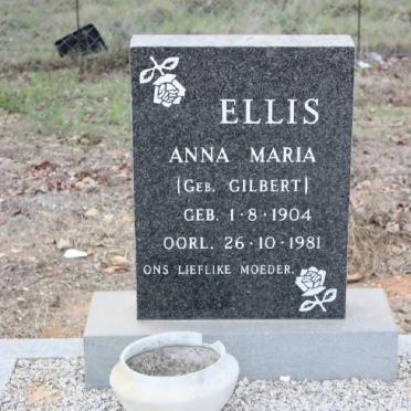 ELLIS Anna Maria nee GILBERT 1904-1981