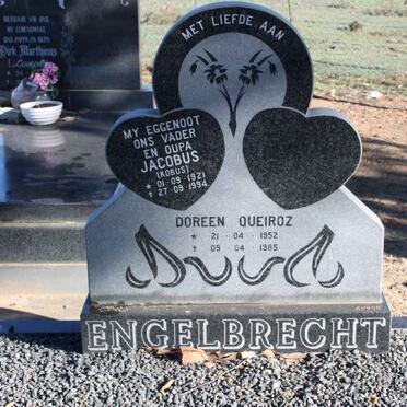 ENGELBRECHT Jacobus 1921-1994 :; ENGELBRECHT Doreen Queiroz 1952-1985