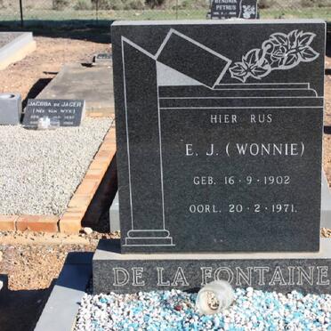 FONTAINE E.J., de la 1902-1971