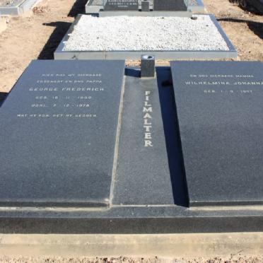 FILMALTER George Frederich 1900-1978 &amp; Wilhelmina Johanna 1907- 