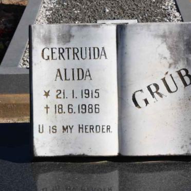 GRUB Gertruida Alida 1915-1986