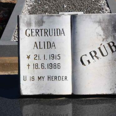GRUB Gertruida Alida 1915-1986