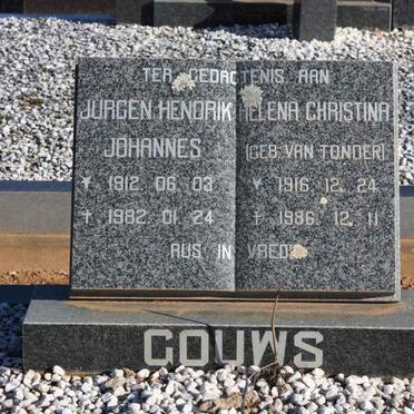 GOUWS Jurgen Hendrik Johannes 1912-1982 &amp; Helena Christina VAN TONDER 1916-1986