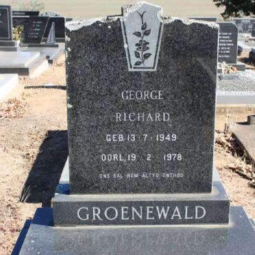 GROENEWALD George Richard 1949-1978