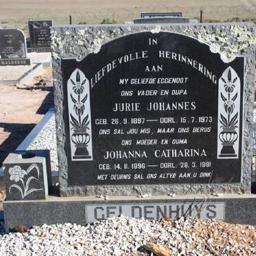 GELDENHUYS Jurie Johannes 1897-1973 &amp; Johanna Catharina 1896-1991