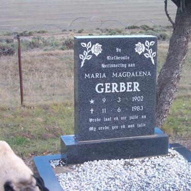 GERBER Maria Magdalena 1902-1983