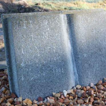 GUNTER P.A.M. 1912-1994 &amp; M.H. ??-??