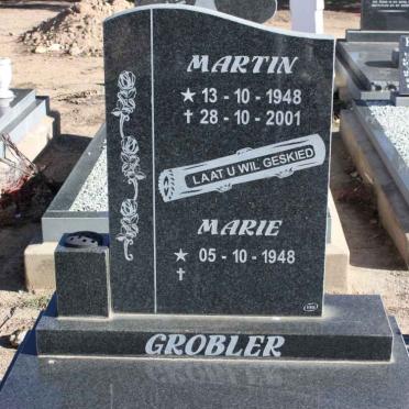 GROBLER Martin 1948-2001 &amp; Marie 1948-