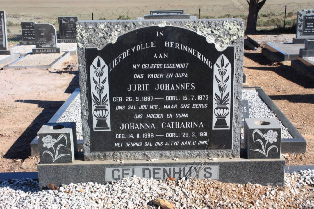 GELDENHUYS Jurie Johannes 1897-1973 &amp; Johanna Catharina 1896-1991