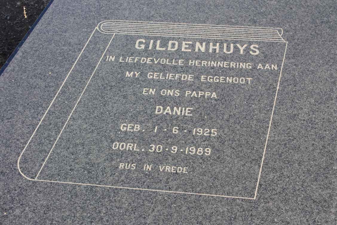 GILDENHUYS Danie 1925-1989