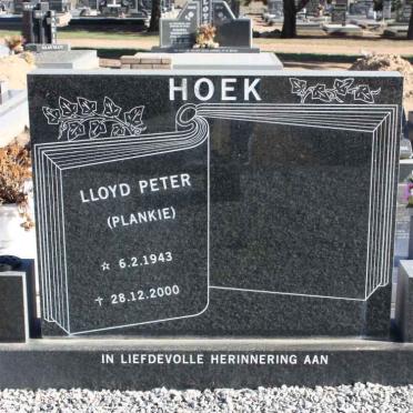 HOEK Lloyd Peter 1943-2000