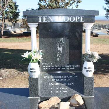 HOOPE Andre Johan, ten 1993-2004