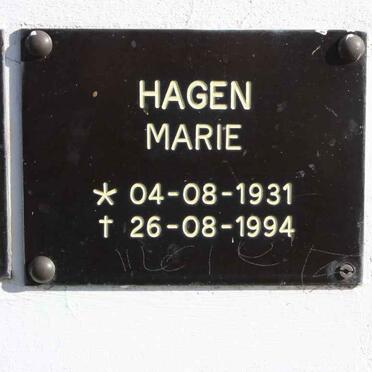 HAGEN Marie 1931-1994