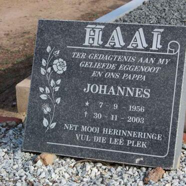 HAAI Johannes 1956-2003