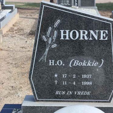 HORNE H.O. 1937-1998