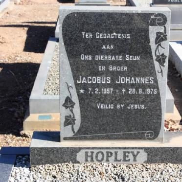 HOPLEY Jacobus Johannes 1957-1975