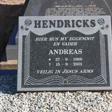 HENDRICKS Andreas 1966-2001