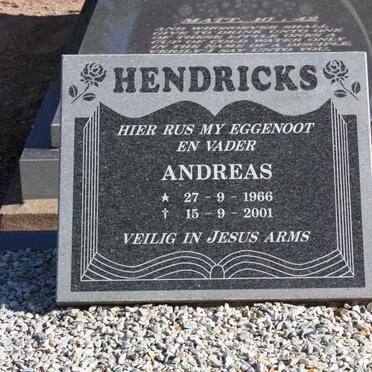 HENDRICKS Andreas 1966-2001