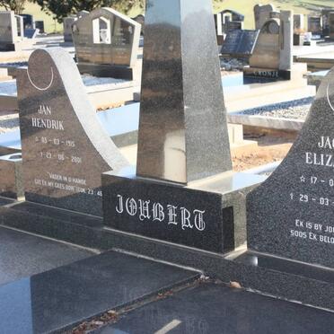 JOUBERT Jan Hendrik 1915-2001 &amp; Jacoba Elizabeth 1920-2000